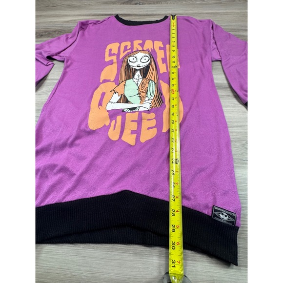 Disney Nightmare Before Christmas Sally Screen Queen Sleepwear Dress Purple  S - Picture 4 of 12
